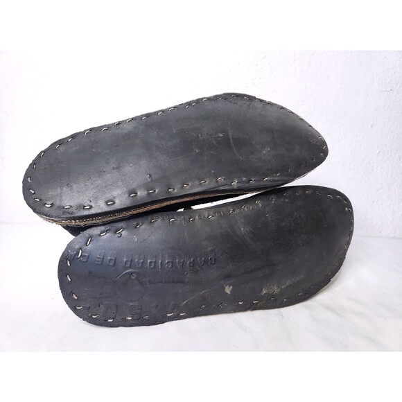 VTG Leather Suede Shoes Lace Up Leather Shoes with Stars Bowling Clown Style 10 - Picture 10 of 10